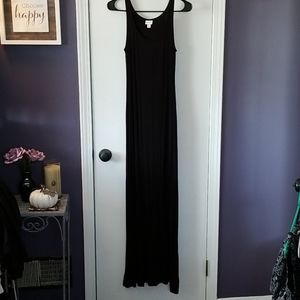 Merona black maxi dress size XS